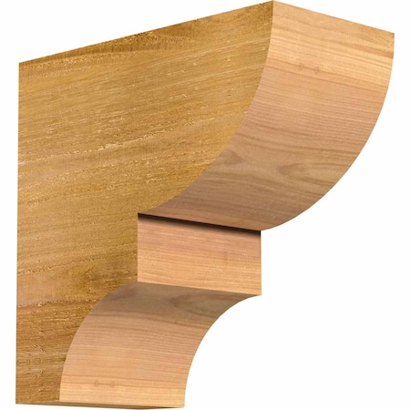 Ekena Millwork Ridgewood Rough Sawn Rafter Tail, Western Red Cedar, 6"W x 12"H x 12"L RFT06X12X12RID00RWR